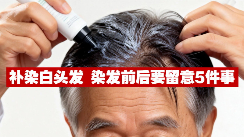 补染白头发 染发前后要留意5件事